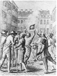 Protesting the Stamp Act in Boston