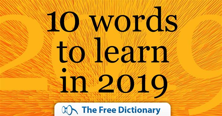 10 Words To Learn In 2019