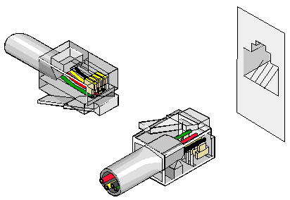 Rj11 Wiring on Rj 11 Definition Of Rj 11 In The Free Online Encyclopedia