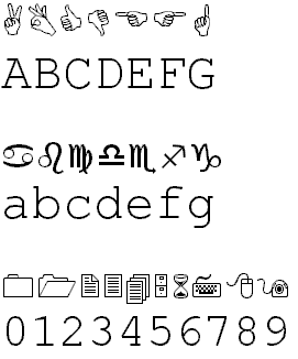 wing ding font
