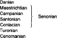 Table 1. Scheme of the stratigraphy of the Cretaceous system