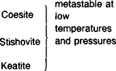 Table 1. Polymorphs of silica