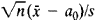 Statistical Hypotheses, Testing of