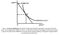 Consumer equilibrium