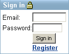 register or log in