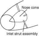 inlet strut assembly