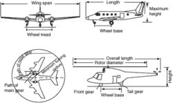 aircraft dimensions