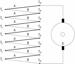 Thermopile, a battery of thermocouples connected in series