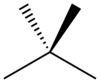 Stereo, skeletal formula of neopentane