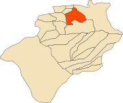 Location of Béchar commune within Béchar Province