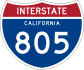 Interstate 805 marker