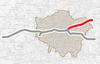 Map of the first phase of Crossrail 2015
