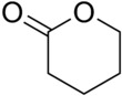 Skeletal formula of δ-valerolactone