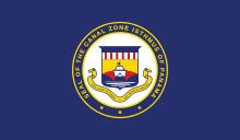 Flag of Panama Canal Zone.svg