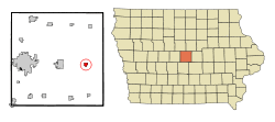 Location of Colo, Iowa