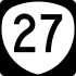 Oregon Route 27 marker
