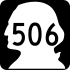 State Route 506 marker