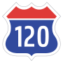Expressway No.120 shield}}