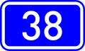 National Road 38 shield