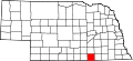 State map highlighting Nuckolls County