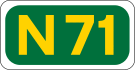N71 road shield}}