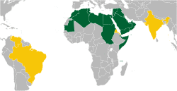 Arab League with Observers.svg