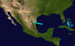 1916 Atlantic tropical storm 5 track.png