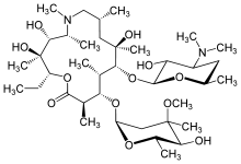Azithromycin structure.svg