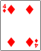 4 of diamonds