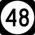 Mississippi Highway 48 marker