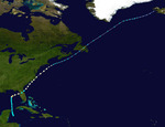 1945 Atlantic hurricane 1 track.png