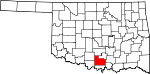 State map highlighting Carter County