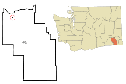 Location of Starbuck, Washington