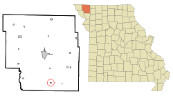 Location of Barnard, Missouri