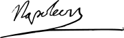 Firma Napoleón Bonaparte.svg