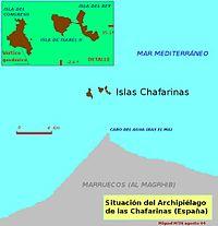 Location of Chafarinas Islands