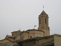 Parish Church of Our Lady of the Assumption in the Spanish municipality of Robres, Huesca.