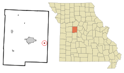 Location of Smithton, Missouri