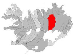 Location of the Municipality of Skútustaðahreppur