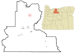 Location in Oregon