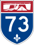 Autoroute 73 shield