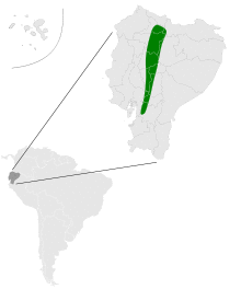 Oreotrochilus chimborazo map.svg