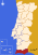 Map of the Greater Metropolitan Area of the Algarve