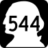 State Route 544 marker