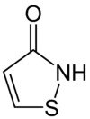 Skeletal formula of isothiazolinone