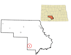 Location of Flasher, North Dakota