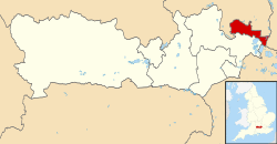 Shown within Berkshire