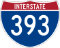Interstate 393 marker