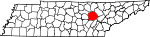 State map highlighting Cumberland County