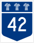 Highway 42 shield